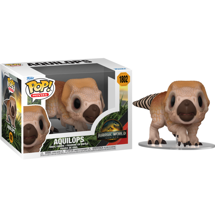 Funko Pop! Jurassic World Rebirth - Aquilops 1802 + Pop Protector