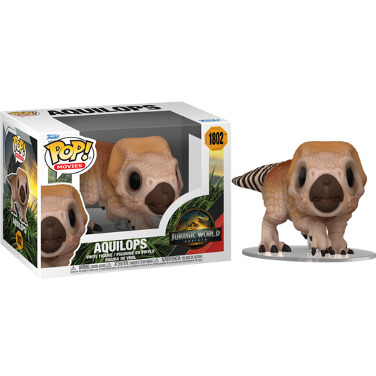 Funko Pop! Jurassic World Rebirth - Aquilops 1802 + Pop Protector