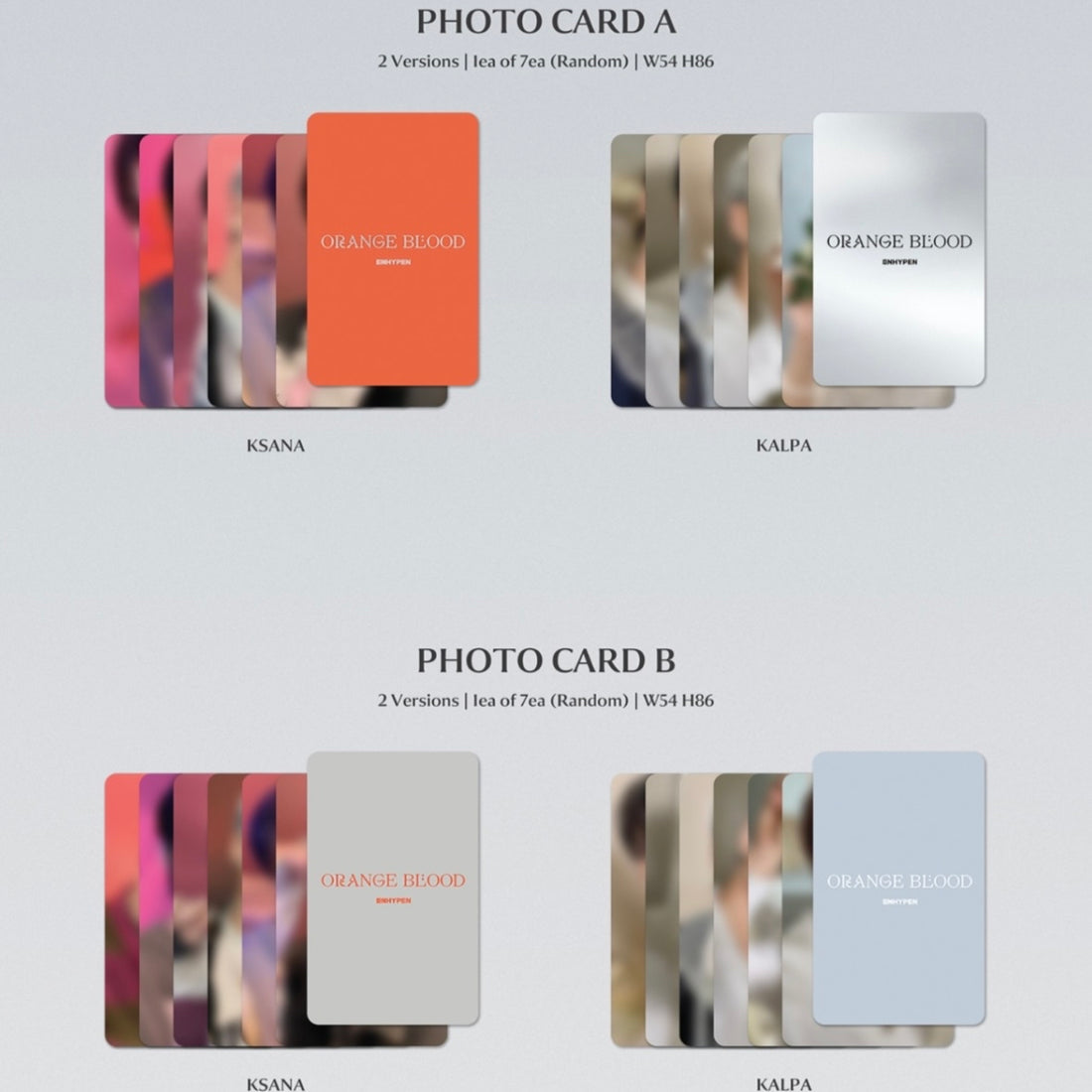 K-POP ENHYPEN - ORANGE BLOOD (2 VERSIONS)