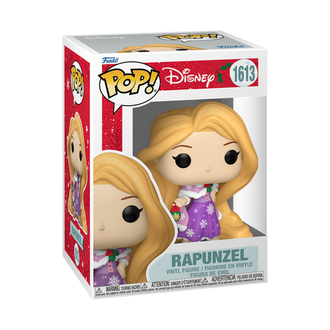 Funko Pop! Disney Winter Holiday Christmas Edition - Rapunzel 1613 Figure + Pop Protector
