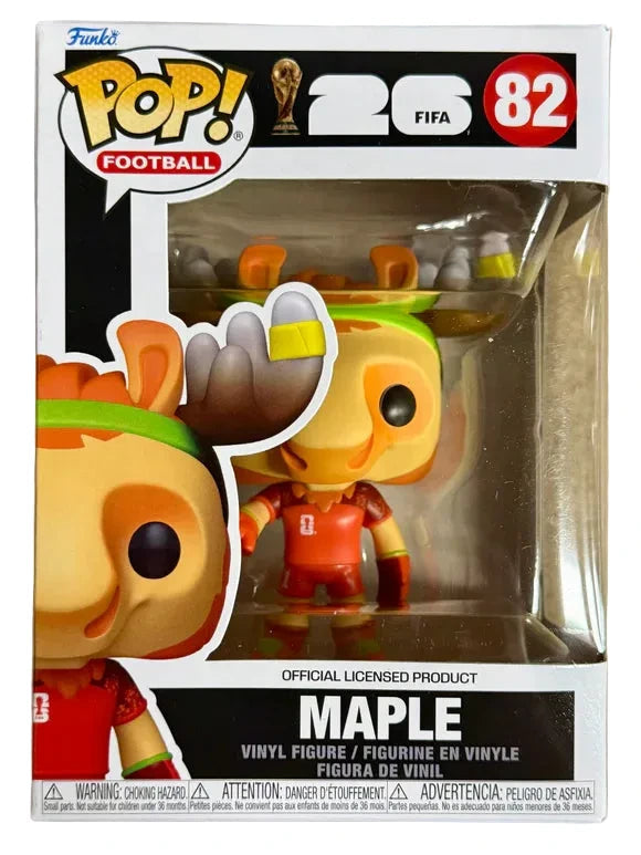 Funko Pop! Football : FIFA World Cup 2026 - Maple 82 Figure + Pop Protector