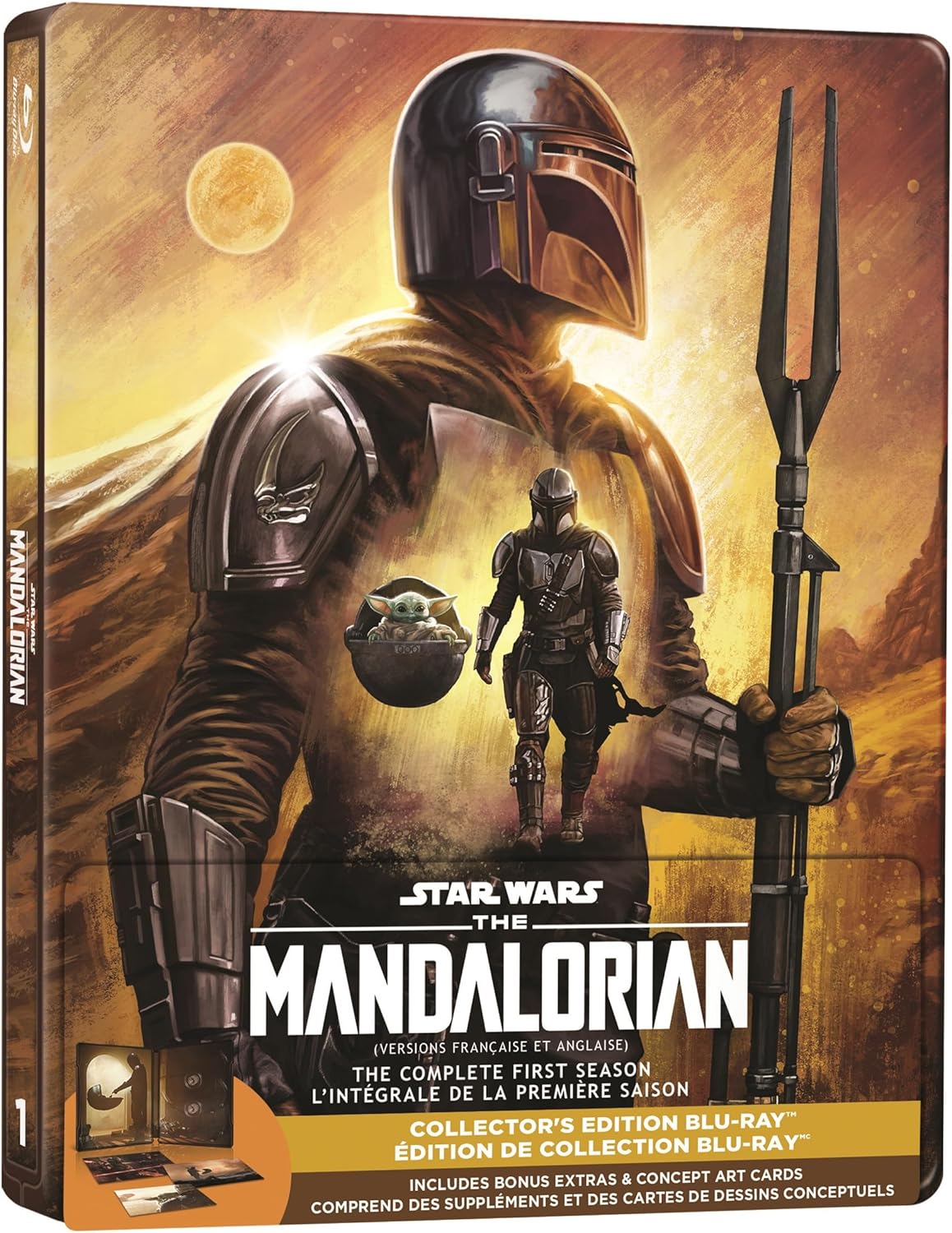 🎬 The Mandalorian: Season 1 (Steelbook Blu-ray) – Brand New / Factory Sealed