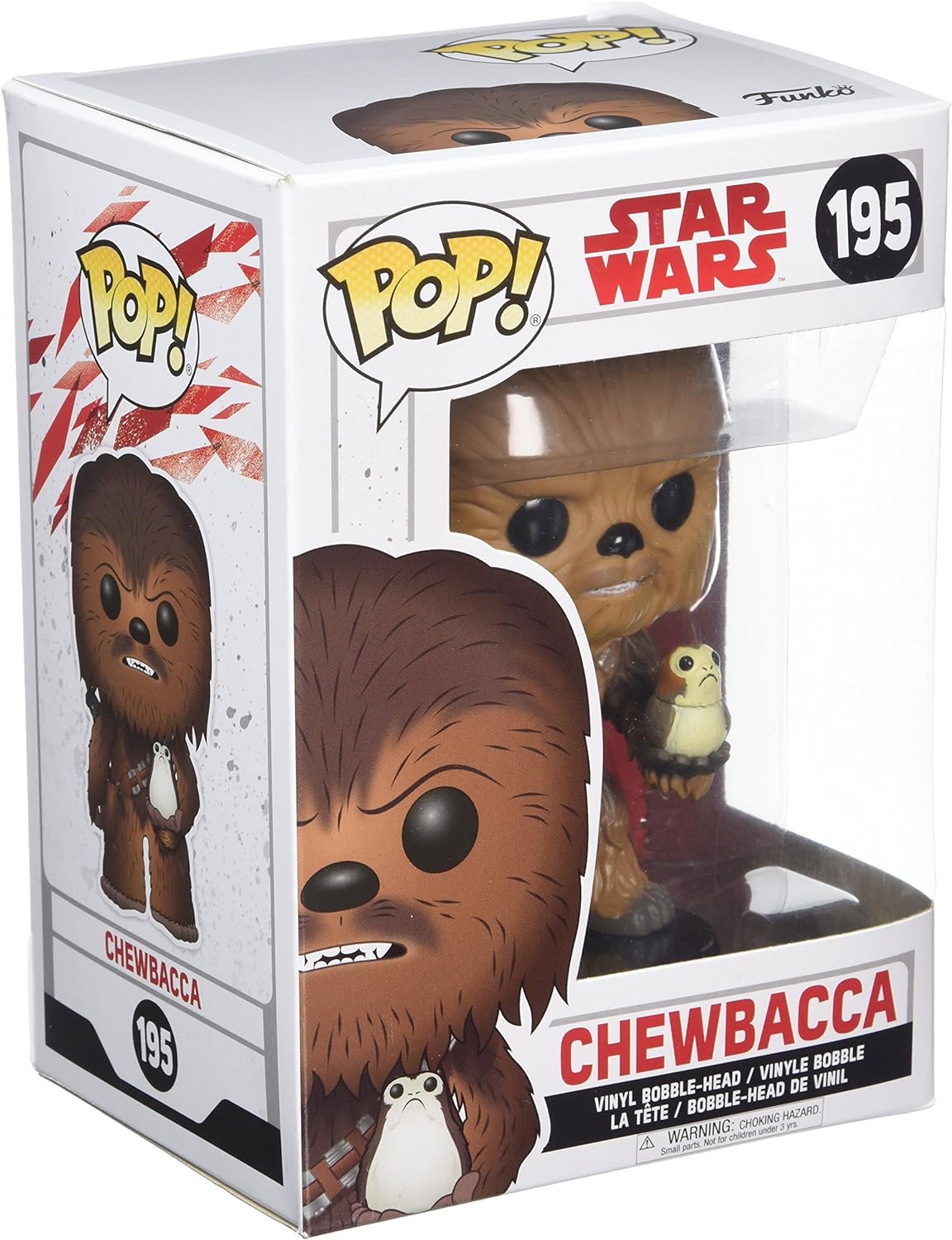 Star Wars: The Last Jedi - Chewbacca Funko PoP! 195 + PoP Protector