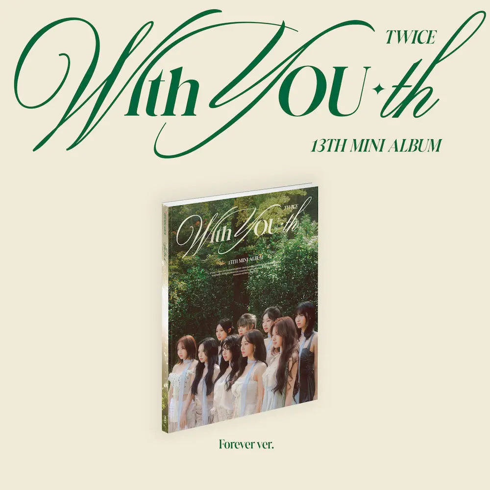 K-POP TWICE - 13TH MINI ALBUM [WITH YOU-TH] (3 VERSIONS)