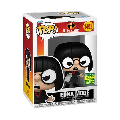 Funko Pop! Disney Pixar The Incredibles - Enda Mode 1452 Funko 2024 Summer Convention + Free Protector