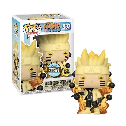 Funko Pop! Naruto Sixth Path Sage Glow in the Dark Speciality Series #932 + PoP Protector