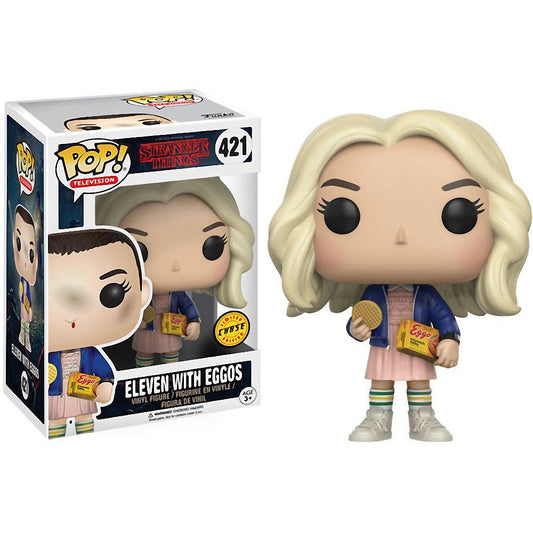 Funko Pop! Stranger Things Eleven with Eggos 421 CHASE + Free Protector