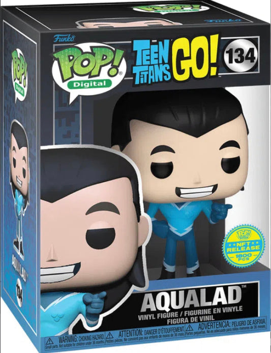 Funko Pop! Teen Titans Go! Auqalad 134 NFT Release 1800 pcs + Free Protector