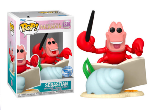 Funko Pop! Disney The Little Mermaid - Sebastian 1239 Funko Special Edition Figure + Pop Protector