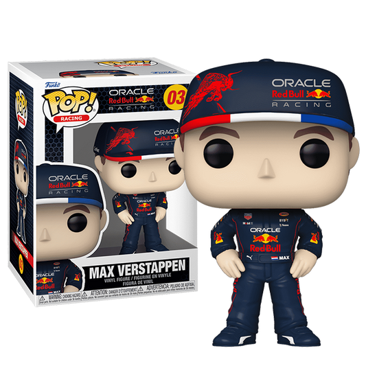Funko Pop! Oracle Red Bull Racing Max Verstappen 03 + Free Protector