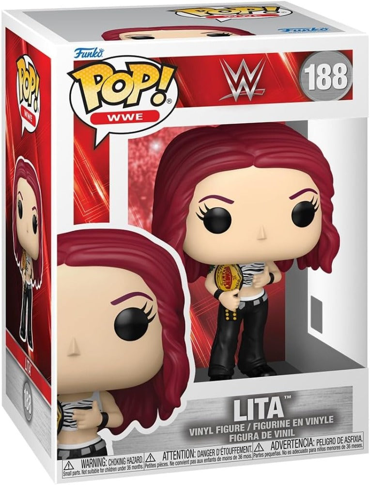 Funko Pop! WWE - Lita 188 Figure + Pop Protector