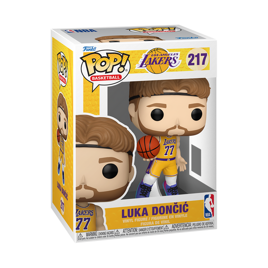 Funko Pop! NBA Los Angeles Lakers - Luka Dončić 217 Figure + Pop Protector