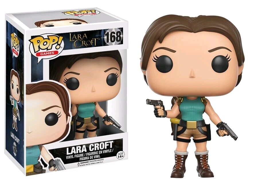 Funko Pop! Lara Croft 168 (VAULTED) + Pop Protector