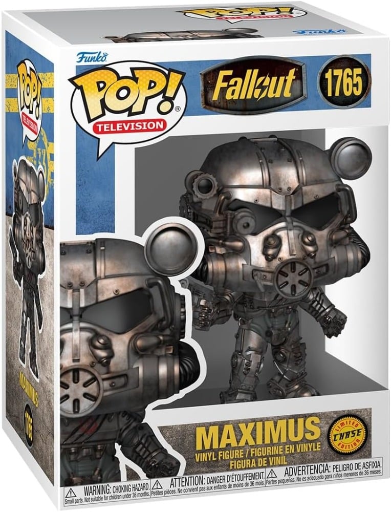 Funko Pop! Fallout : Maximus 1765 CHASE Figure + Pop Protector