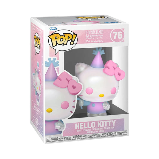 Funko Pop! Sanrio Hello Kitty 50th Anniversary Hello Kitty with Balloon 76 + POP PROTECTOR