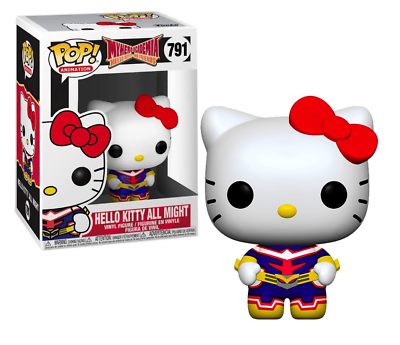 Funko Pop! My Hero Academia x Hello Kitty and Friends : Hello Kitty All Might 791 (VAULTED) + Pop Protector