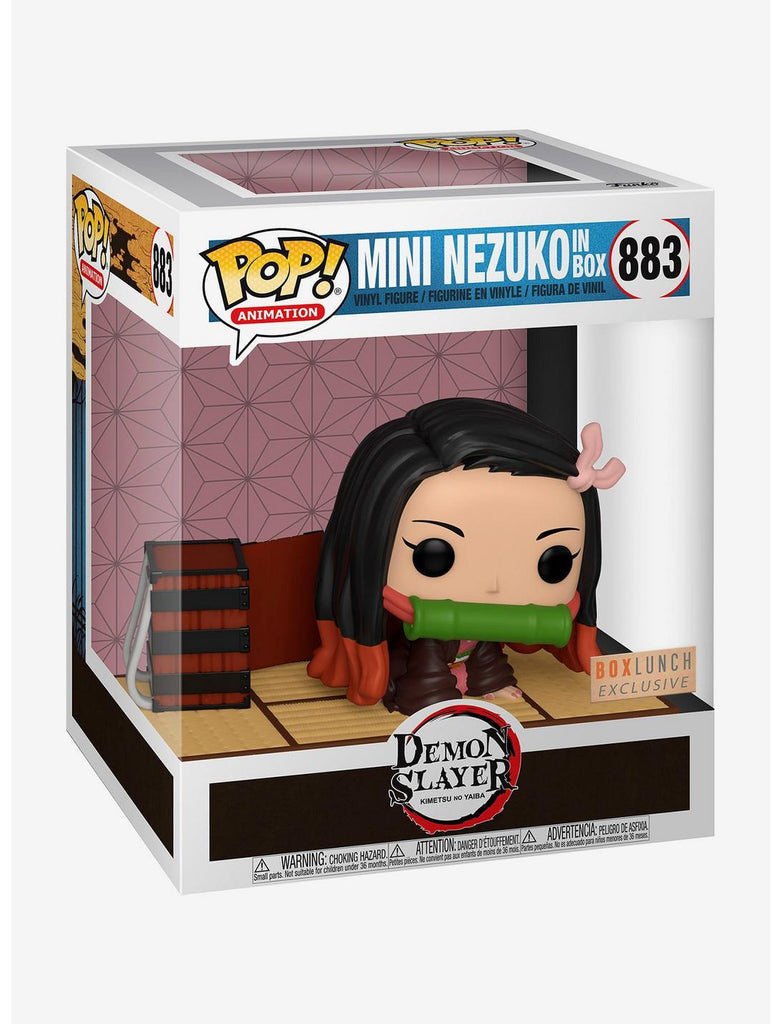 Funko Pop! Demon Slayer Mini Nezuko in Box 883 BoxLunch Exclusive 6-Inch Figure