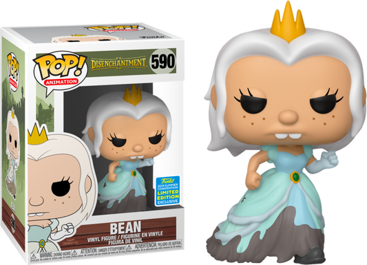 Funko Pop! Disenchantment: Bean 590 Funko 2019 Summer Convention Exclusive (VAULTED) + Pop Protector