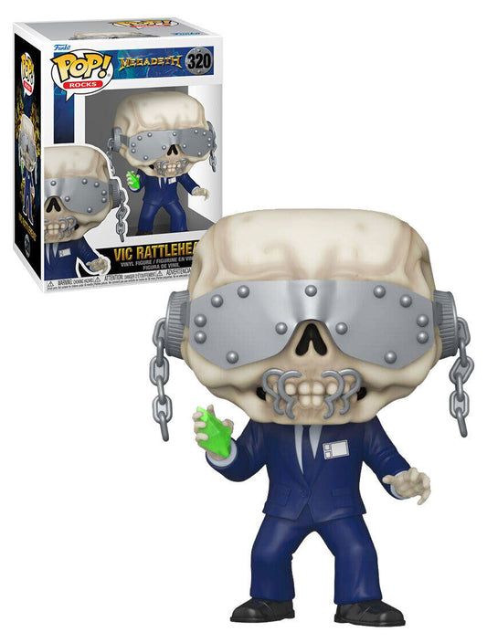 Funko Pop! Megadeth - Vic Rattlehead 320 + Free Protector