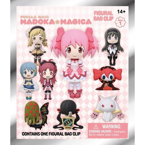 Madoka Magica Mystery 3D Foam Figural Bag Clip (One Variation Chosen at Random)