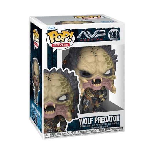 Funko Pop! AVP : Aliens VS. Predator Requiem - Wolf Predator 1998 Figure + Pop Protector