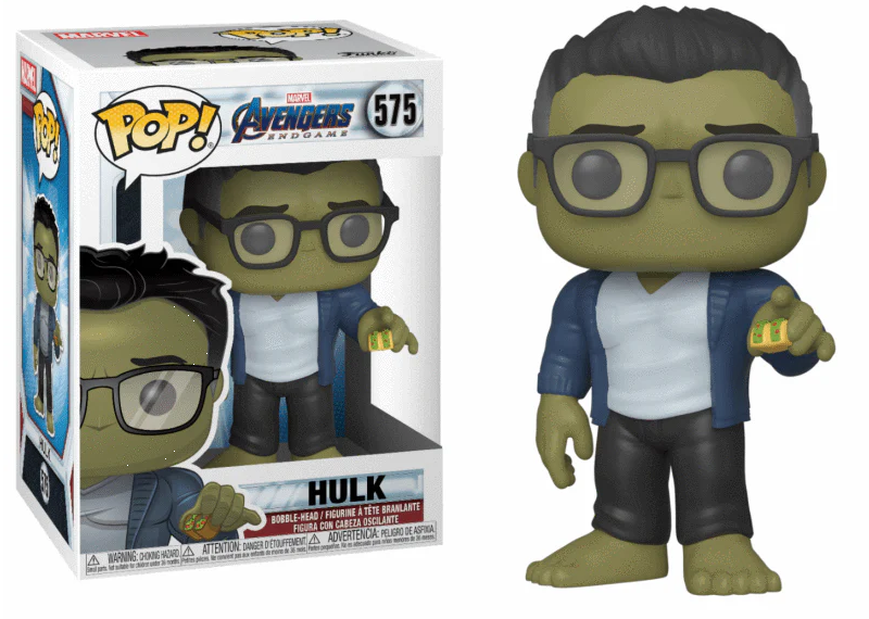 Funko Pop! Marvel Avengers Endgame - Hulk 575 (slight box ware) + Free Protector