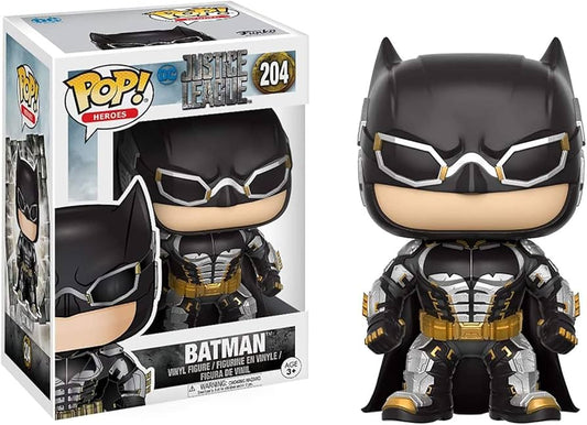 Funko Pop! DC Justice League Batman 204 Figure + Pop Protector