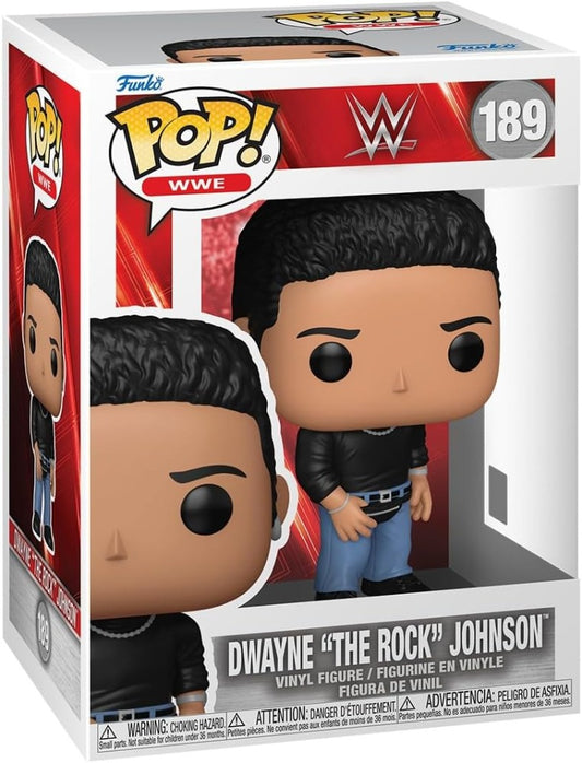 Funko Pop! WWE A Dwayne “The Rock” Johnson 189 Figure + Pop Protector