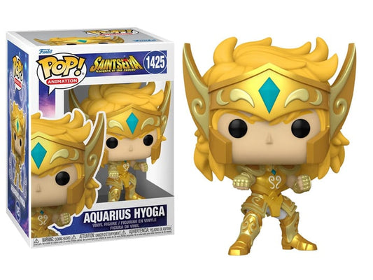 Funko Pop! Saint Seiya Knights of the Zodiac Aquarius Hyoga 1425 + Free Protector