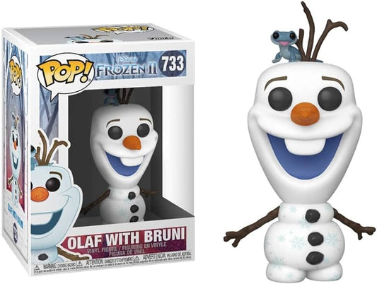 Funko Pop! Disney Frozen II - Olaf with Bruni 733 + Free Protector