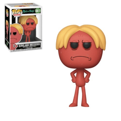 Funko Pop! Rick and Morty : Kirkland Meeseeks 661 Figure + Pop Protector