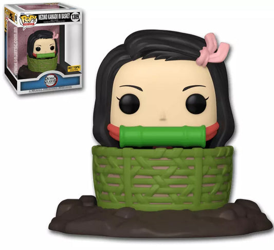 Funko Pop! Demon Slayer Nezuko Kamado in Basket 1309 Hot Topic Exclusive 6-Inch Figure
