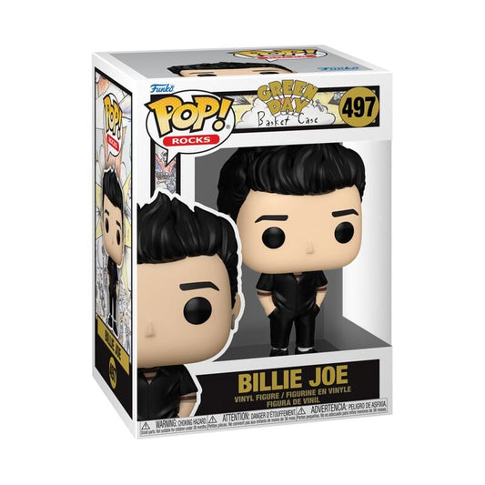 Funko Pop! Green Day Basket Case - Billie Joe 497 Figure + Pop Protector