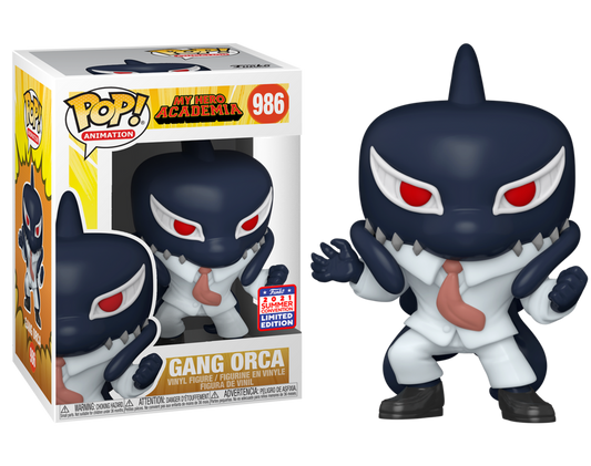Gang Orca My Hero Academia 986 Funko PoP! 2021 Summer Convention Limited Edition + PoP Protector