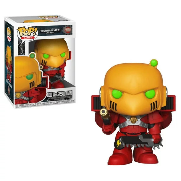 Funko POP! Games: Warhammer 40,000 #500 Blood Angels Assault Marine + Protector