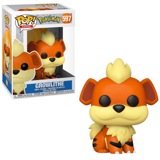 Funko Pop! Pokémon Growlithe 597 + Free Protector