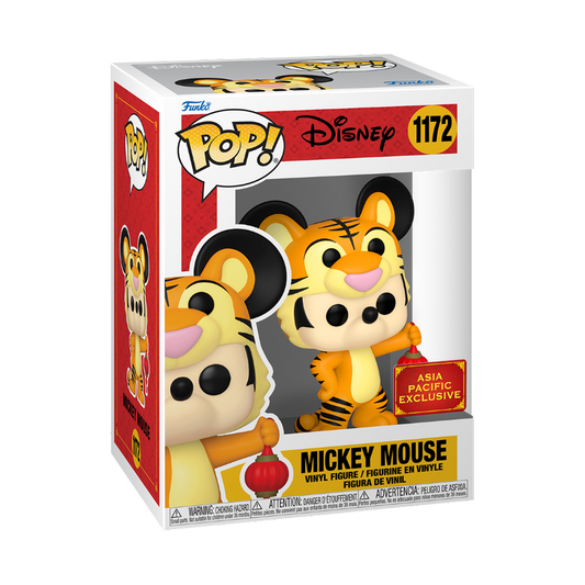Funko Pop! Disney Mickey Mouse 1172 Asia Pacific Exclusive Figure + Pop Protector