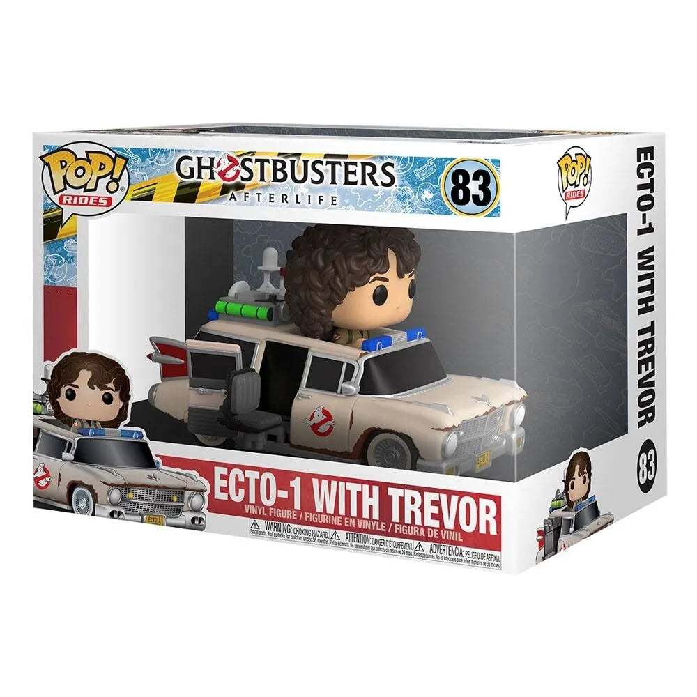 Funko Pop! Rides: Ghostbusters Afterlife: Ecto- 1 With Trevor 83 (VAULTED)