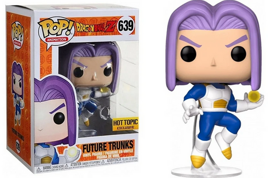 Funko Pop! Dragon Ball Z : Future Trunks 639 Hot Topic Exclusive (VAULTED)  + Pop Protector