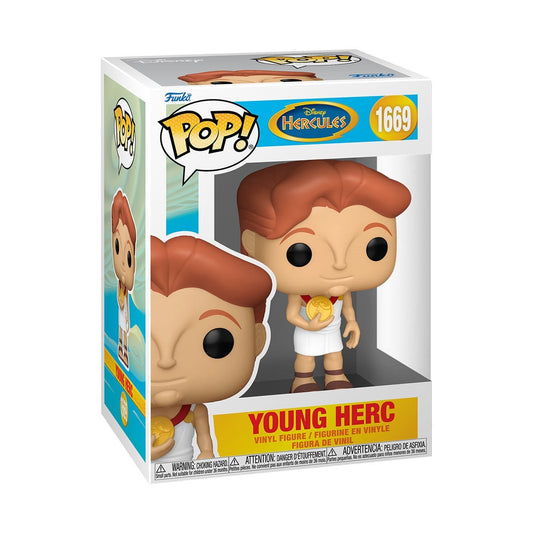 Funko Pop! Disney Hercules - Young Herc 1669 Figure + Pop Protector