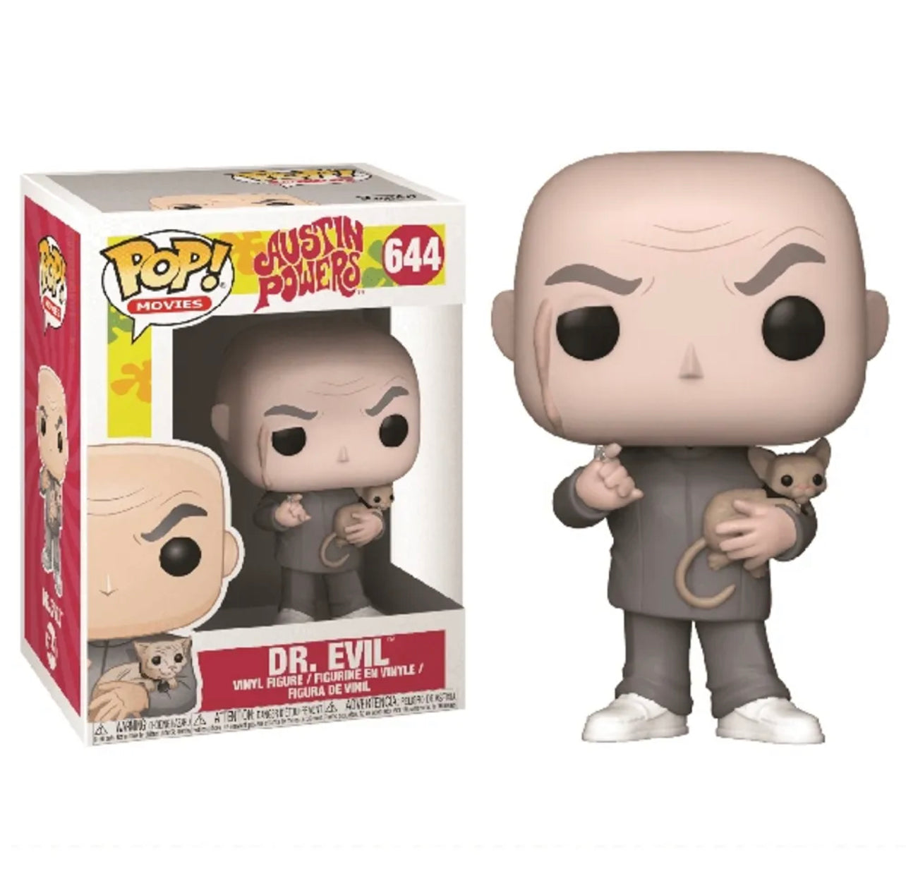 Funko Pop! Austin Powers - Dr. Evil 644 + Free Protector (VAULTED)