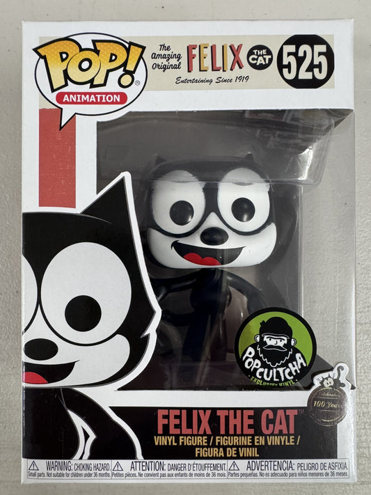 Funko Pop! The Amazing Original Felix The Cat 100th Anniversary 525 Popcultcha Exclusive Figure + Pop Protector