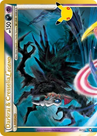 Pokemon TCG! Darkrai & Cresselia LEGEND 2026 30th Celebration #99/102