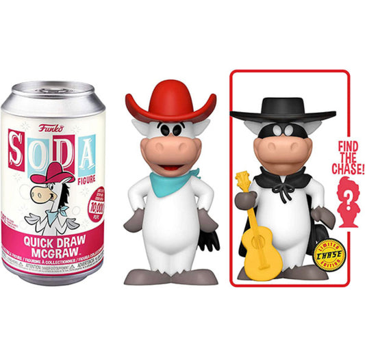 Quick Draw McGraw Sealed Limited Edition Funko Soda Pop Figure - Chance of CHASE!