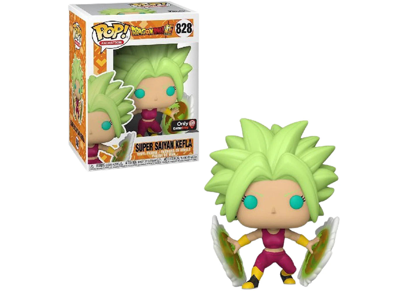 Funko Pop! Dragon Ball Super - Super Saiyan Kefla 828 GameStop Exclusive + Free Protector