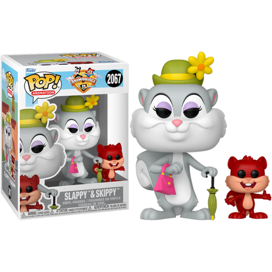 Funko Pop! Animaniacs - Slappy & Skippy 2067 Figure + Pop Protector
