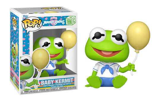 Funko Pop! Disney The Muppets : Muppet Babies - Baby Kermit 1696 Figure + Pop Protector