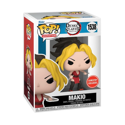 Funko Pop! Demon Slayer Makio GameStop Exclusive 1538 + Free Protector