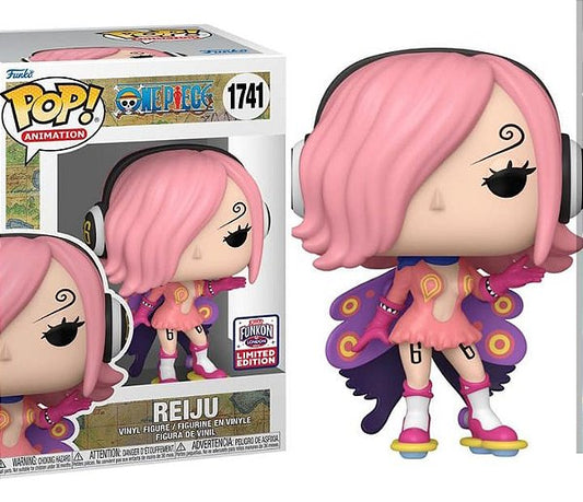 Funko Pop! One Piece Reiju 1741 Funkon London 2024 Exclusive + Pop Protector