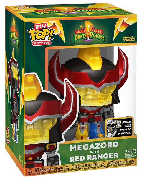 Funko Bitty Pop! Mighty Morphin Power Rangers : Megazord with Red Ranger Bitty Bot Figure